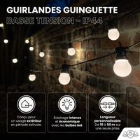 Kit Guirlande Guinguette 30m Blanche