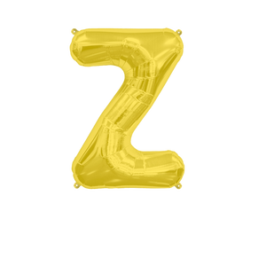 Ballon Lettre Z Or 35 cm