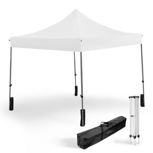 Tonnelle Pliante 3x3m imperméable 320g/m2 Blanche