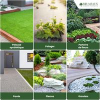 Lot Toile de Paillage 50M 130g/m² + 100 Sardines de Fixation