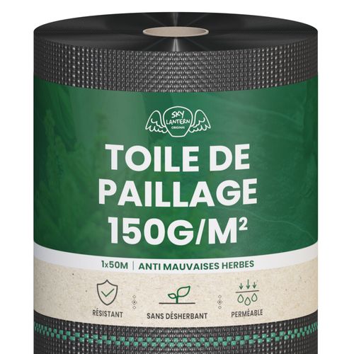 Toile de Paillage 50m² Épaisseur 150g/m²