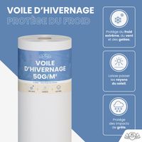 Voile de Protection Hivernale 50M 50g/m²