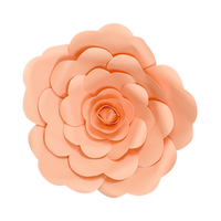 Fleur En Papier Rose Pêche 30 cm