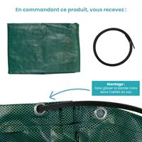 Lot 3 Sac Dechet Vert 272 L