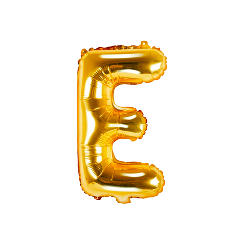 Ballon Lettre E Or 35 cm