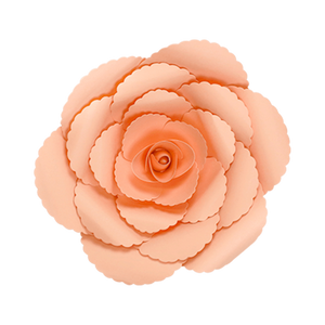Fleur En Papier Rose Ancienne Pêche 30 cm