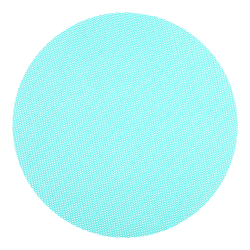 Sachet Dragées Rond Tulle Aquamarine x10