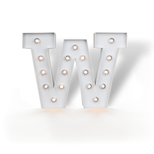 Lettre Lumineuse W