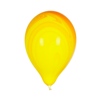 Ballon Marbré Jaune et Orange