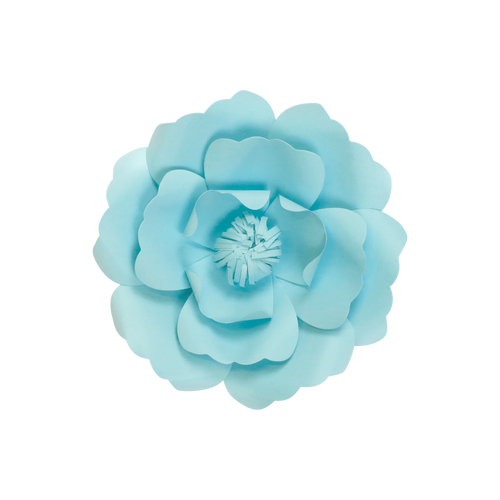 Fleur En Papier Anémone Turquoise 20 cm