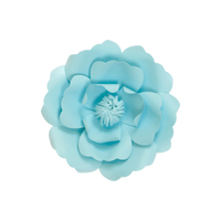 Fleur En Papier Anémone Turquoise 20 cm