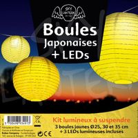 Boules + LED Jaunes