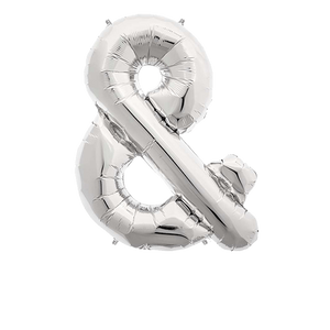 Ballon Lettre & Argent 90 cm