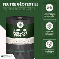 Toile de Paillage 50m² Épaisseur 150g/m²
