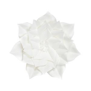 Fleur En Papier Gardénia Blanc 30 cm