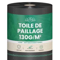 Toile de Paillage 1x50M 130g/m²