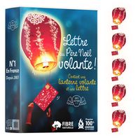 Lot de 5 Lettres au Père Noël volante®