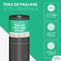 Toile de Paillage 50M 65g/m² - Polypropylène