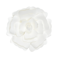 Fleur En Papier Anémone Blanc 30 cm