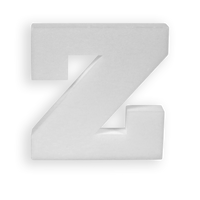 Lettre Z en Polystyrène 20cm