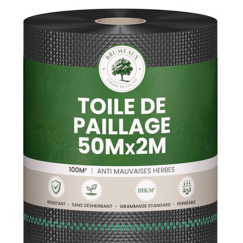 Toile de Paillage 2x50M 100g/m²