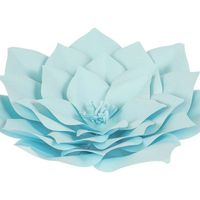 Fleur En Papier Gardénia Turquoise 30 cm