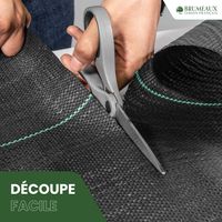 Toile de Paillage 500m2 - 10 rouleaux 50x1m - Epaisseur 130g/m²
