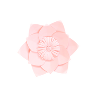 Fleur En Papier Clématite Rose Pâle 20 cm