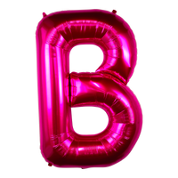 Ballon Lettre B Fuchsia 90 cm