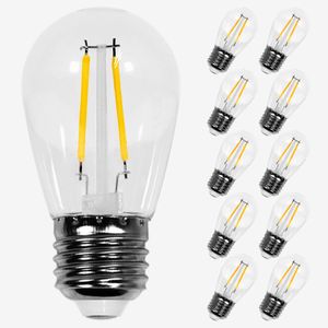 Ampoule Filaments LED Transparent x10