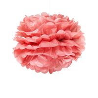 Pompons Rose Blush 30cm x2