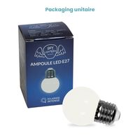 Lot de 10 Ampoules Guirlande Guinguette Led E27 Blanc Chaud