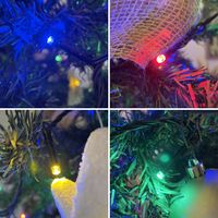 Guirlande Lumineuse 22m Câble Transparent 200 Leds Multicolore