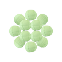 Lot de 12 Boules Japonaises Jade 10 cm