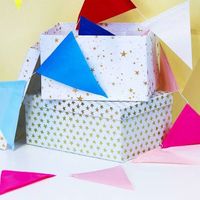 Guirlande papier Rose