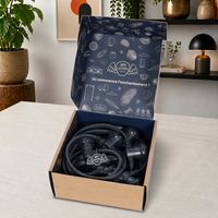 Guirlande Guinguette Noire IP65 5M 10 Douilles pour Ampoules E27