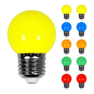 Lot de 10 Ampoules Guirlande Guinguette Led E27 Multicolores