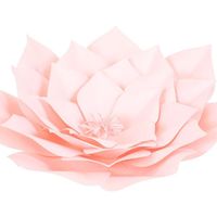 Fleur En Papier Gardénia Rose Pâle 30 cm