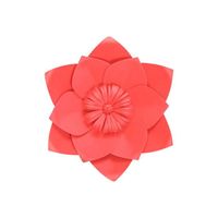 Fleur En Papier Clématite Rouge 20 cm
