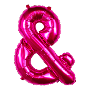 Ballon Lettre & Fuchsia 90 cm