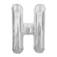 Ballon Lettre H Argent 90 cm