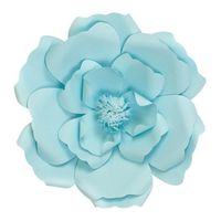 Fleur En Papier Anémone Turquoise 30 cm