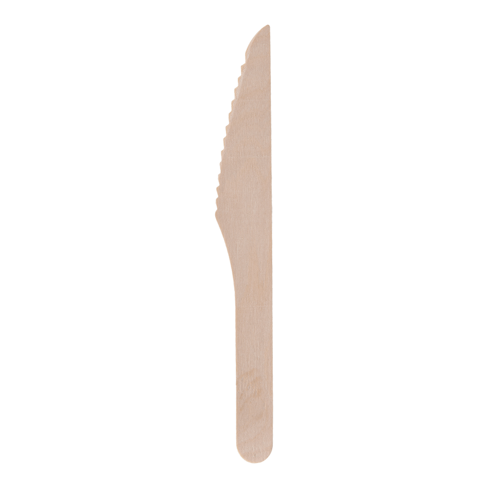 Couteau Jetable Bois 16.5cm x20