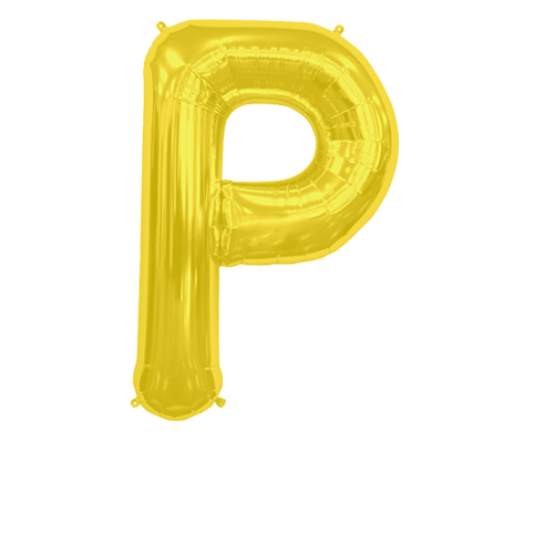 Ballon Lettre P Or 90 cm