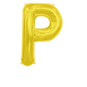Ballon Lettre P Or 90 cm
