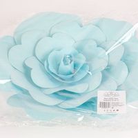 Fleur En Papier Rose Turquoise 30 cm