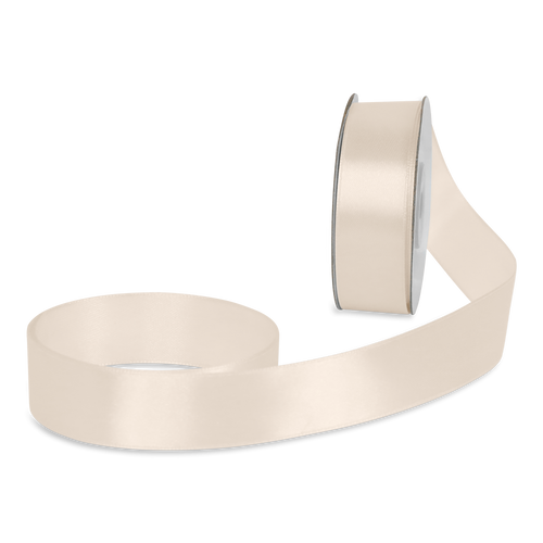 Ruban Satin Ivoire 25mm x 25m