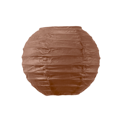 Boule papier 10cm Chocolat