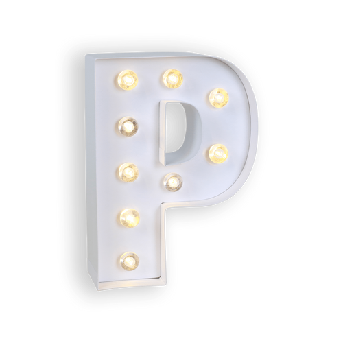 Lettre Lumineuse P