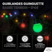 Kit Guirlande Guinguette 50m Multicolore